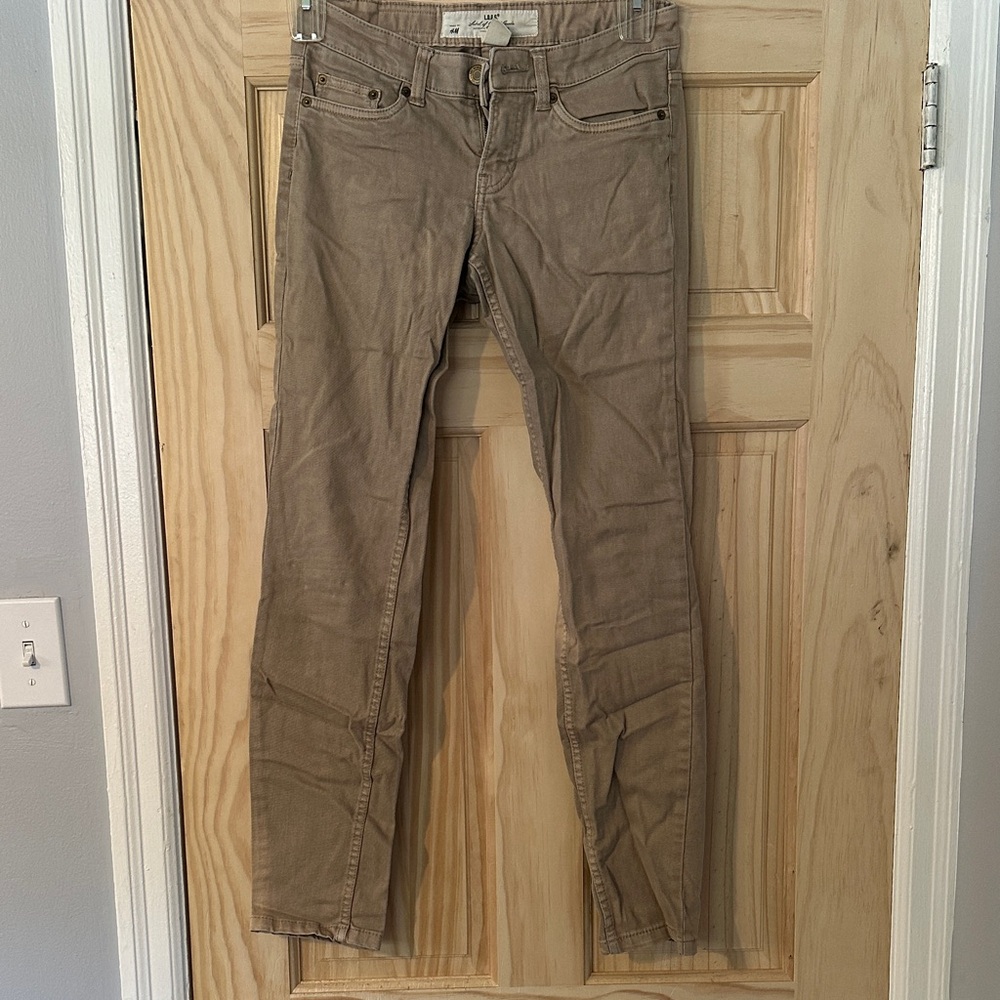 H&M Skinny Pants in Brown